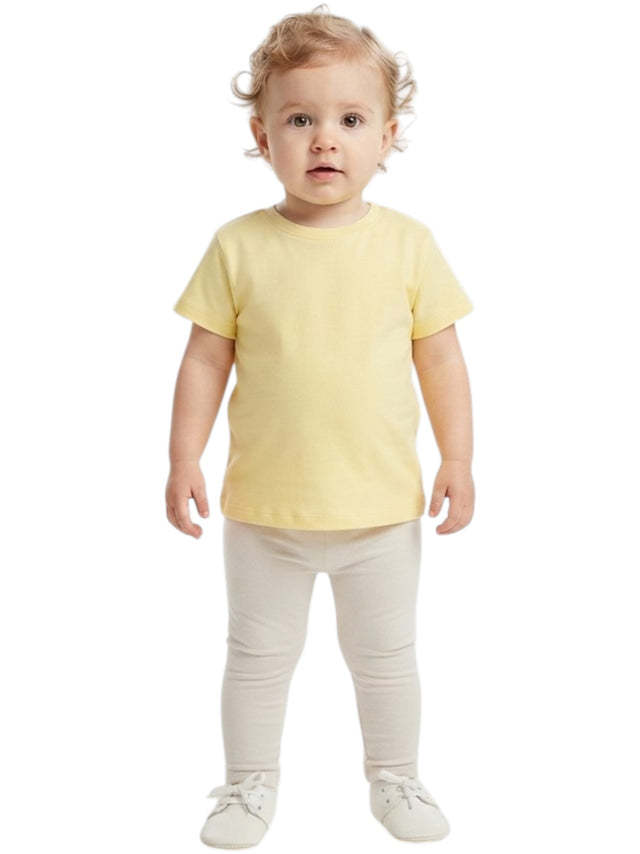 Image for Kids Girl's Plain Top,Yellow