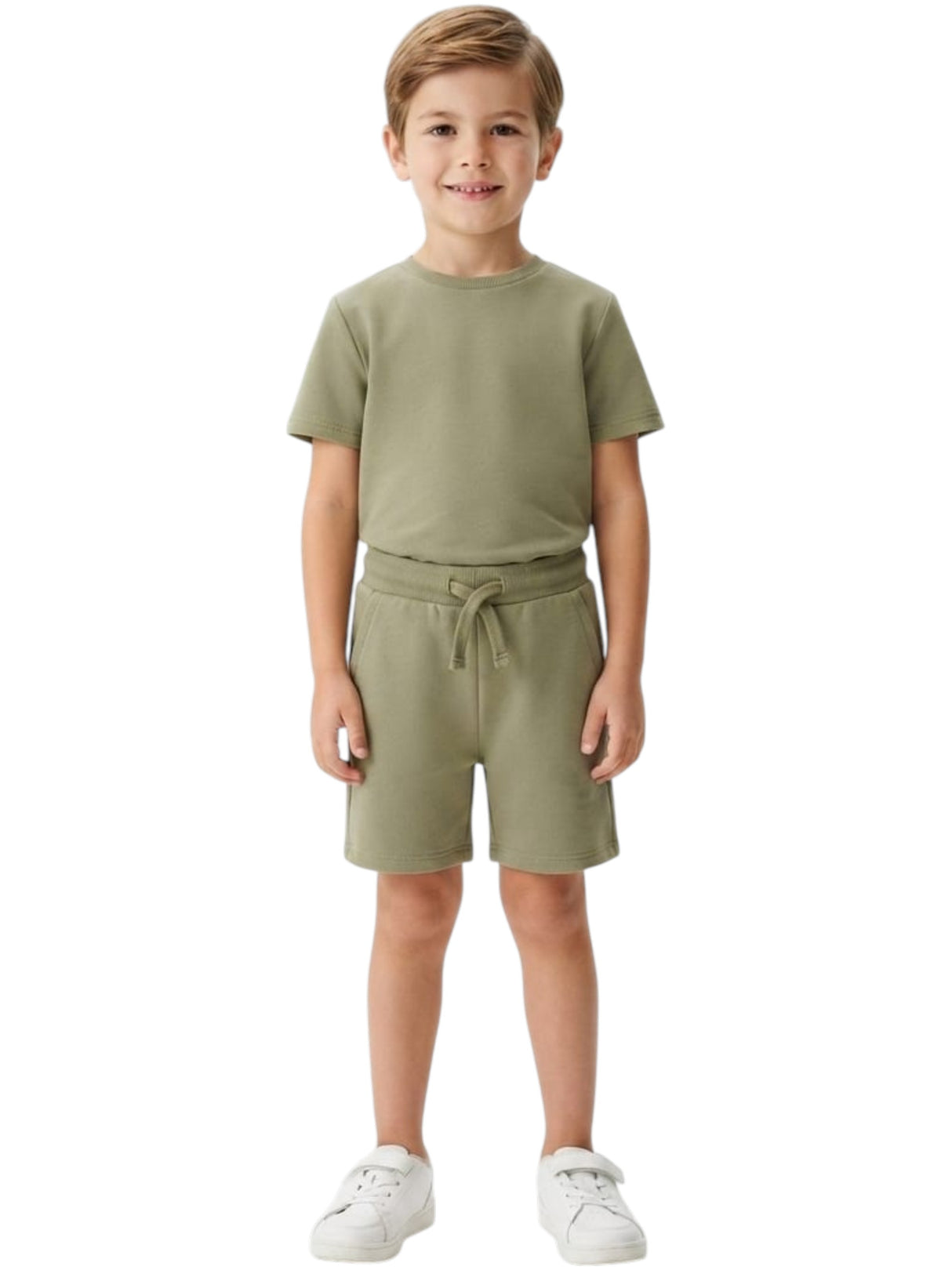 Image for Kids Boy's Plain Short,Olive
