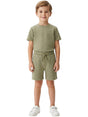 Image for Kids Boy's Plain Short,Olive