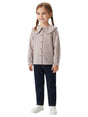 Image for Kids Girl's Plaid Dress Shirt,Brown