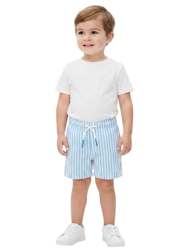 Image for Kids Boy's Stripped Short,Blue