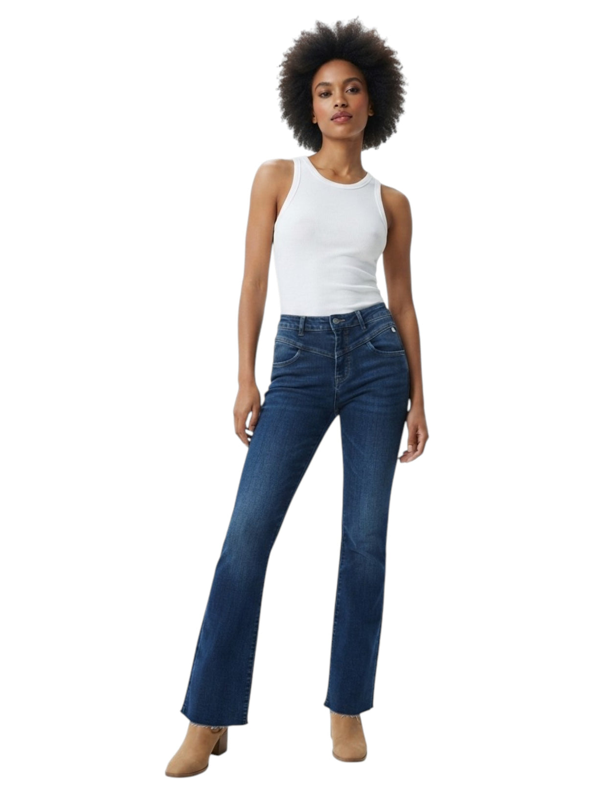 Image for Women's Plain Jeans,Navy