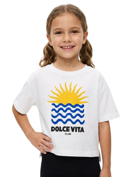 Image for Kids Girl's Printed Top,White