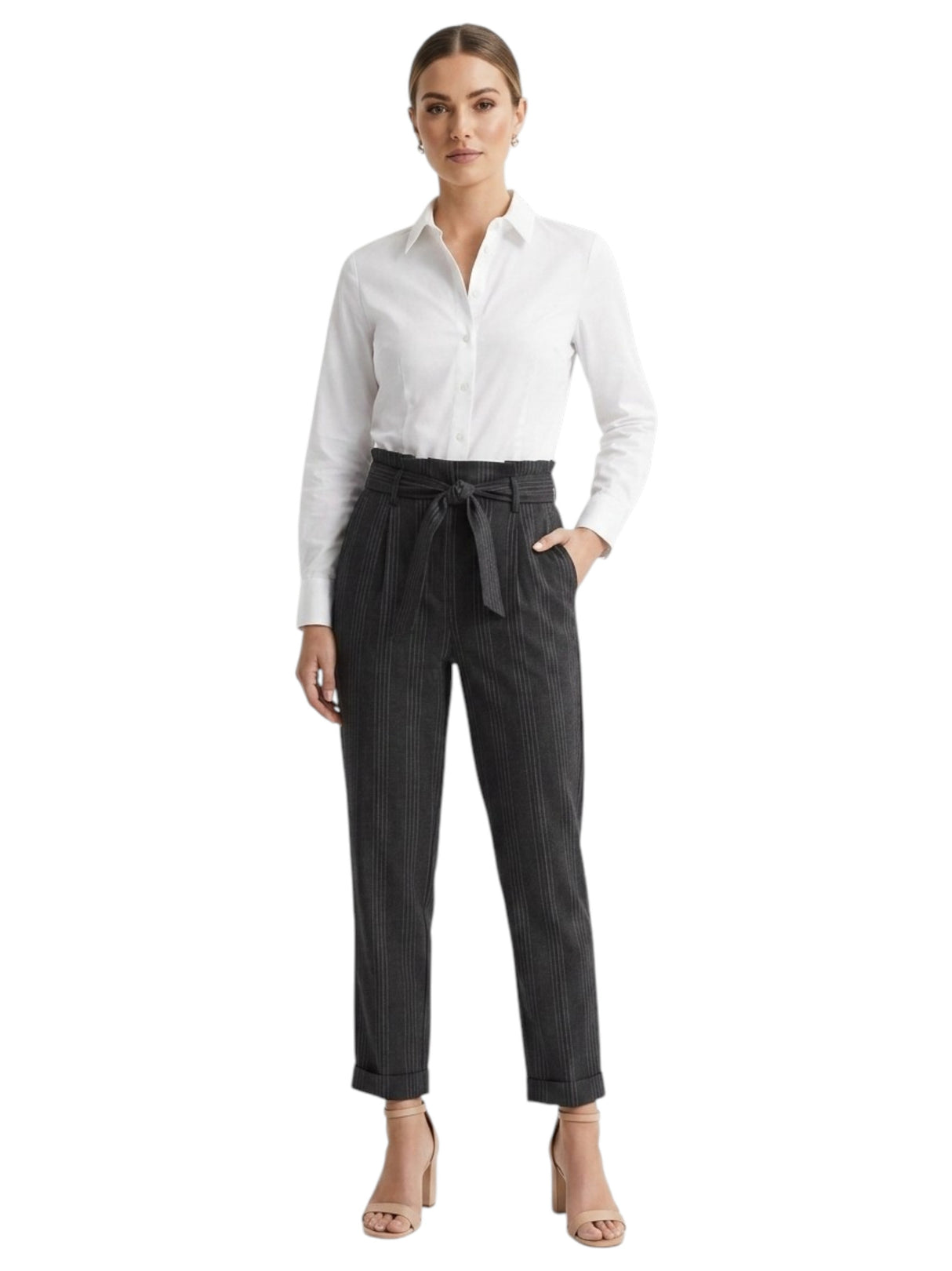 Image for Women's Textured Pants,Black