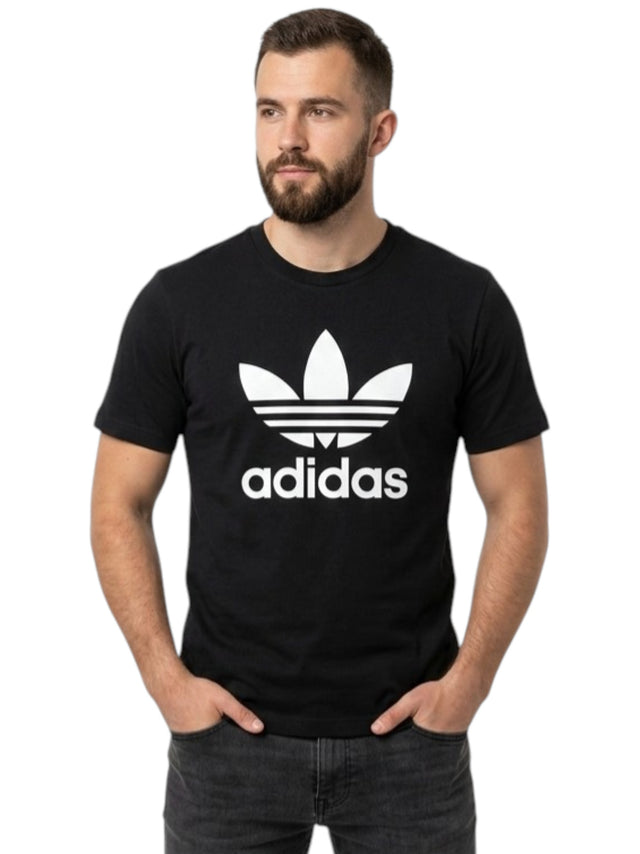 Image for Men's Printed Logo Top,Black