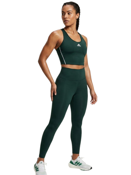 Image for Women's Plain Crop Top,Dusty Green