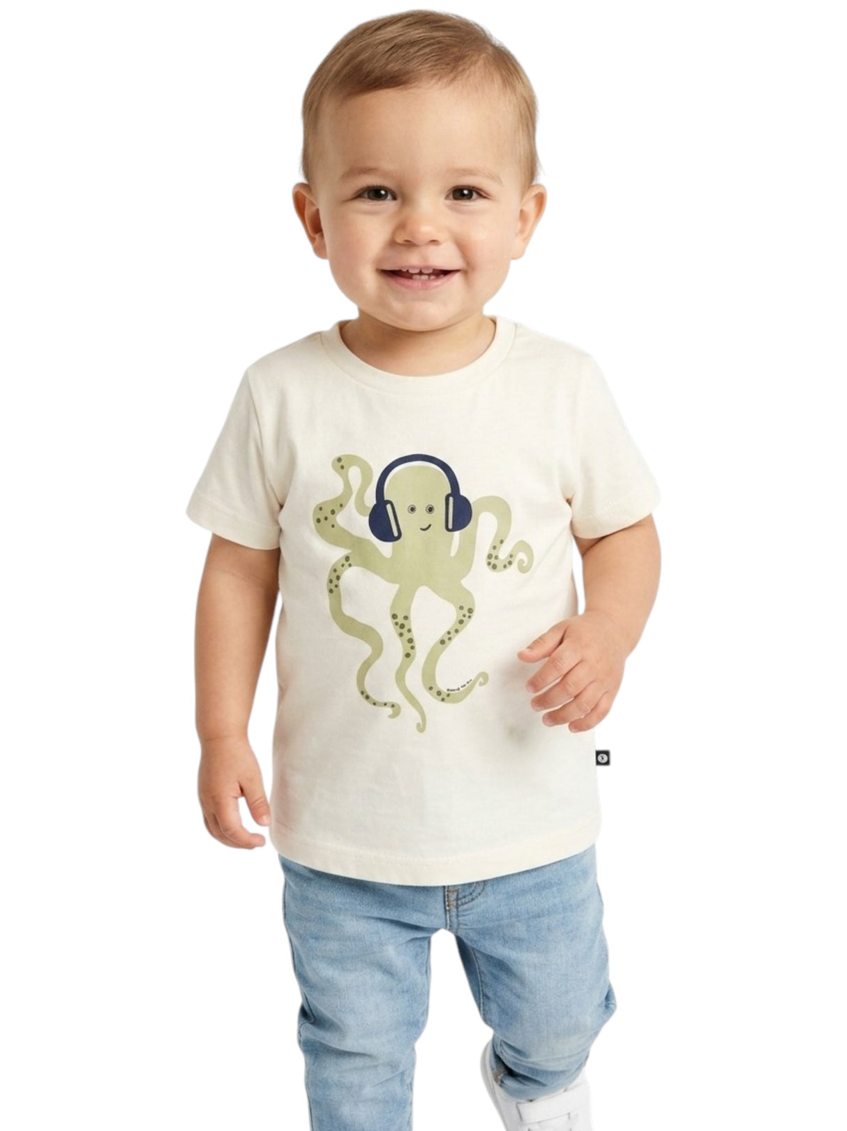 Image for Kids Boy's Printed Top,Beige