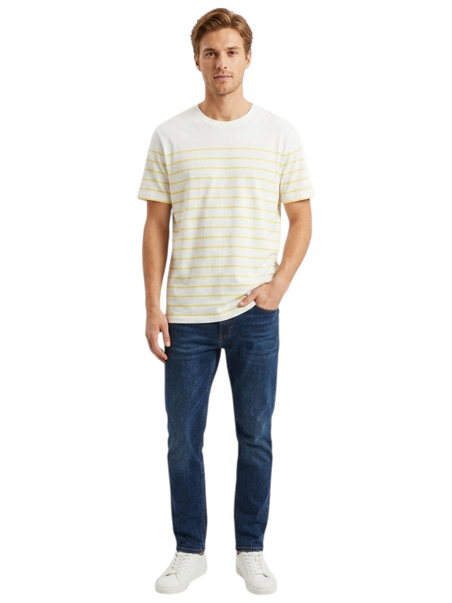 Image for Men's Stripped Top,White