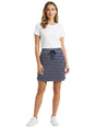 Image for Women's Stripped Skirt,Navy