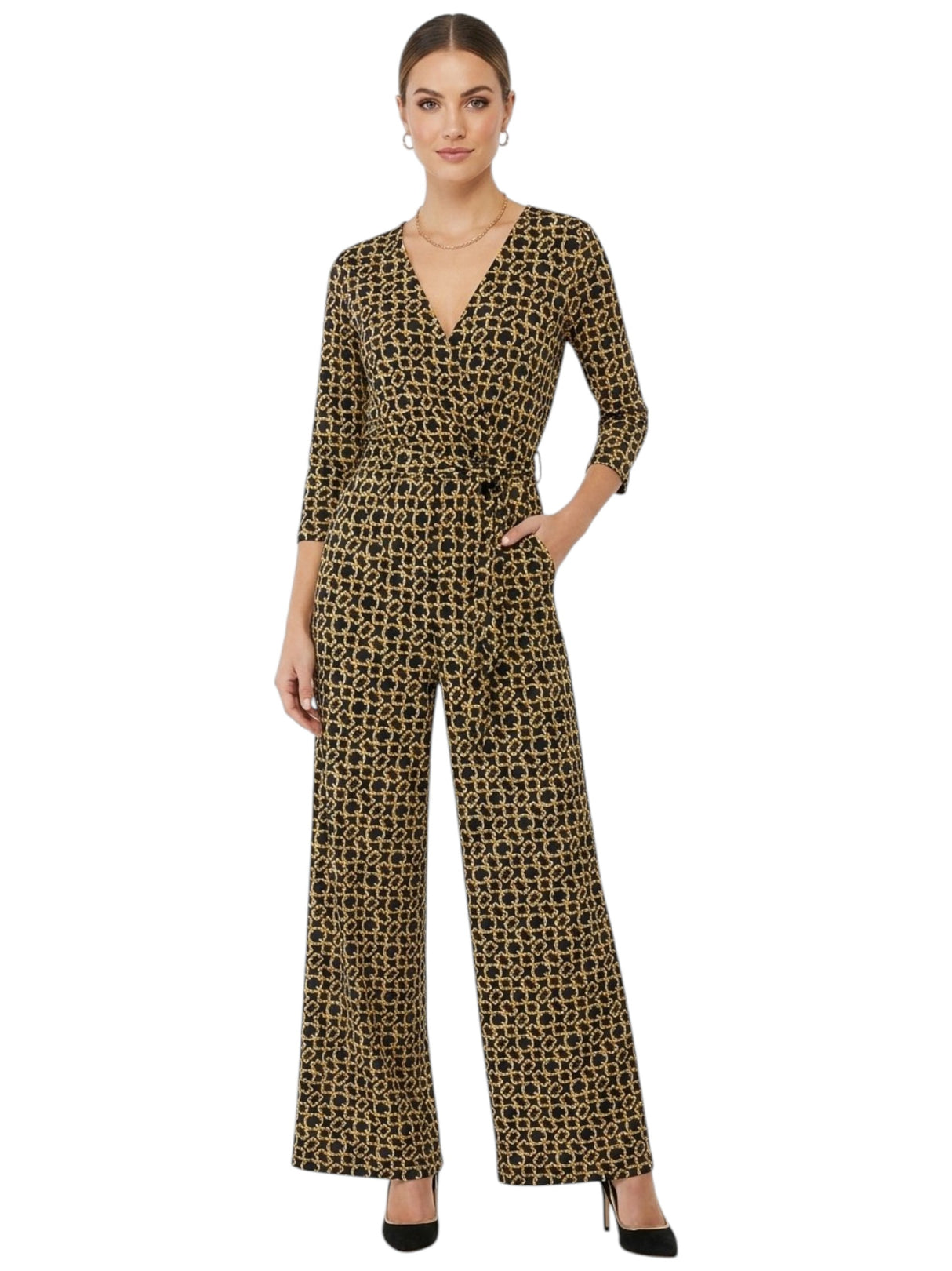 Image for Women's Printed Jumpsuit,Multi