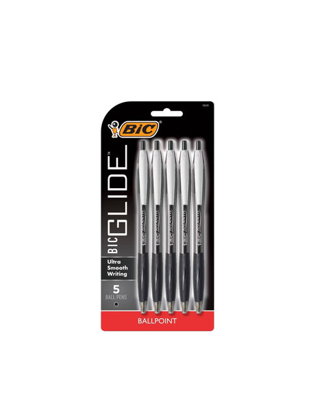 Image for Bic 5 Pcs Retractable Ballpoint Pens