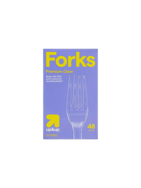 Image for Premium Clear Plastic Forks