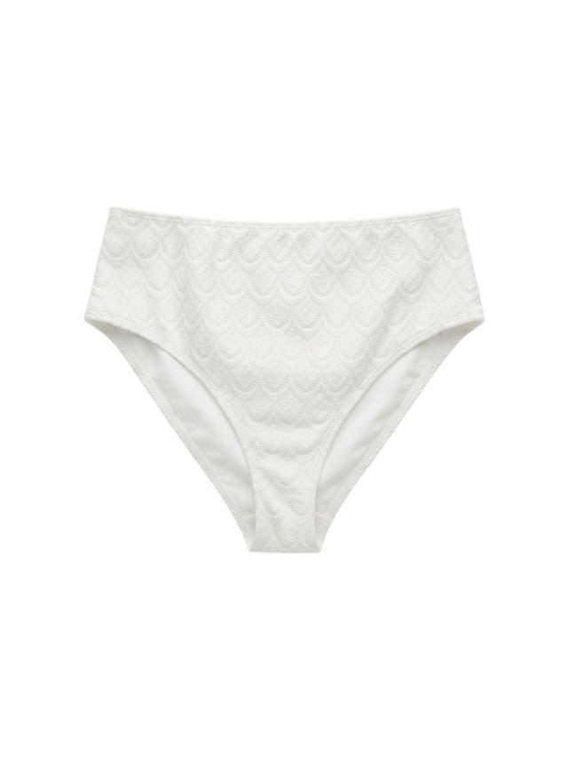 Image for Women's Printed Bikini Bottom,White