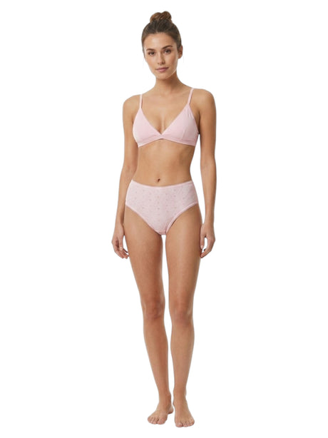 Image for Women's Printed Bikini Bottom,Light Pink