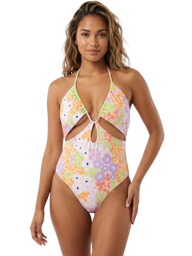 Image for Women's Floral Printed One Pieces Swimsuit,Multi