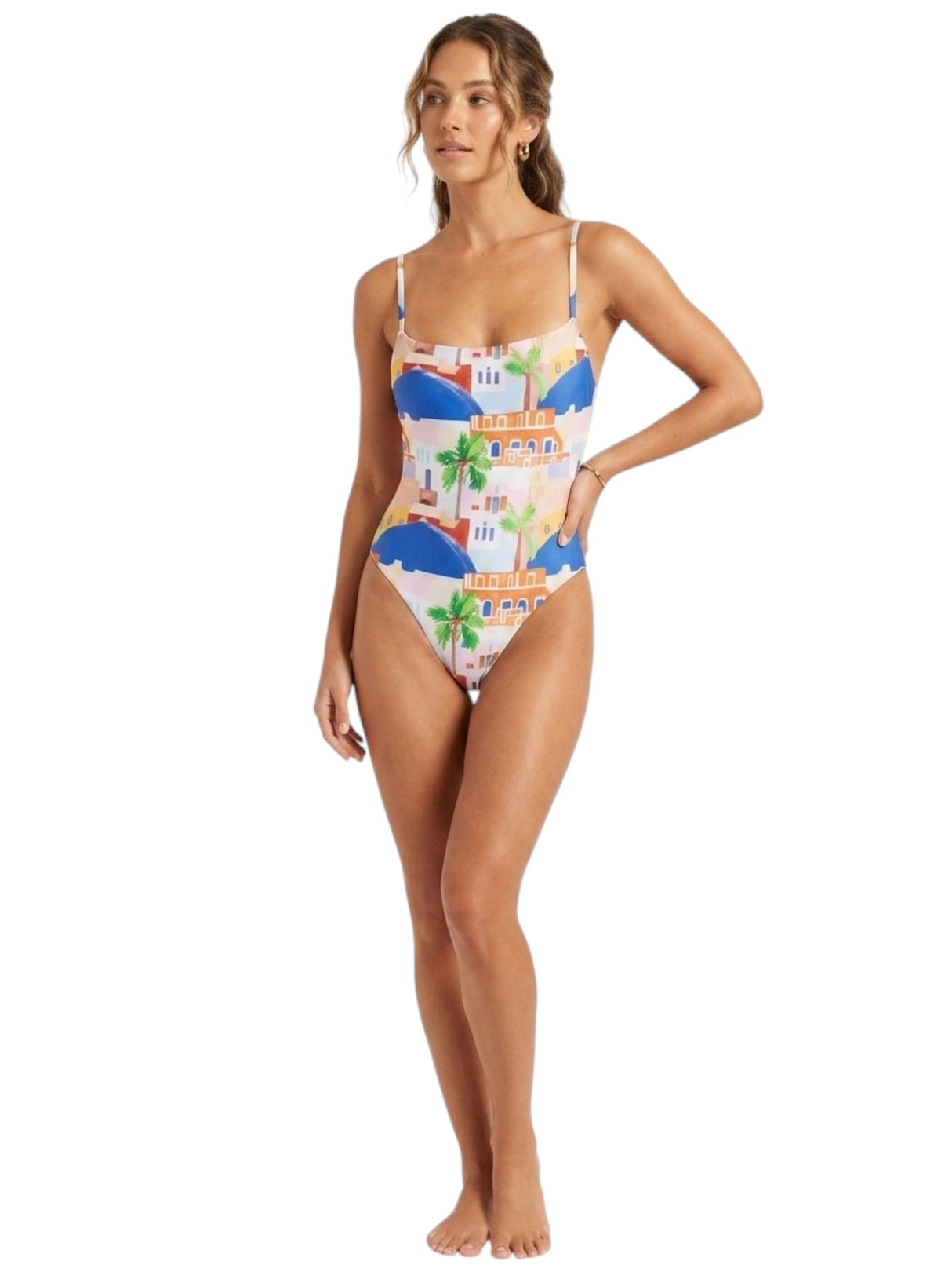 Image for Women's Printed One Pieces Swimsuit,Multi
