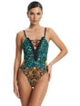 Image for Women's Printed One Pieces Swimsuit,Multi 