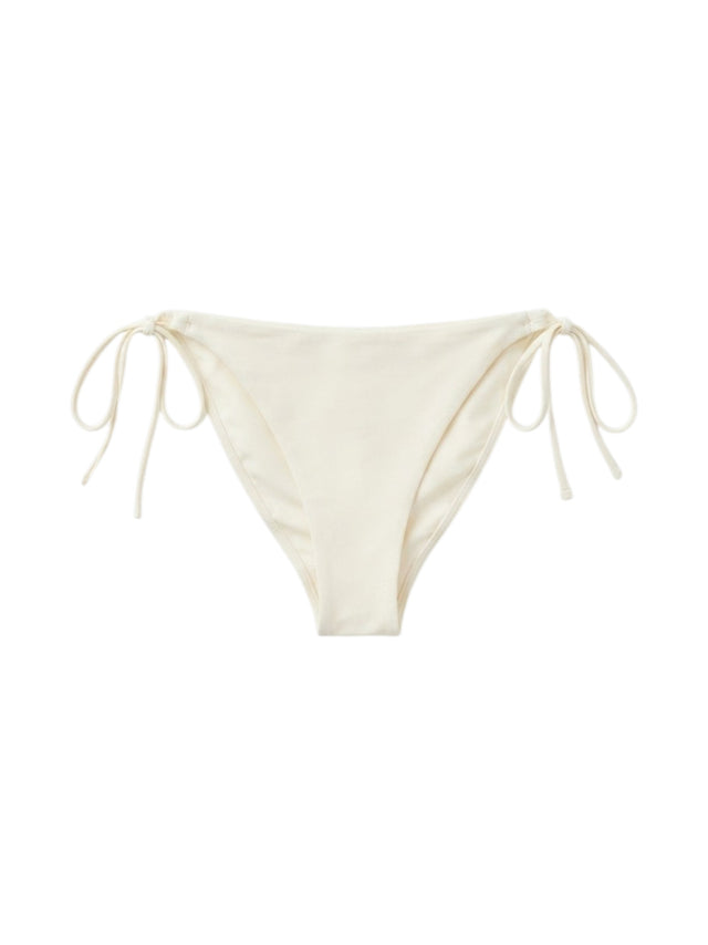 Image for Women's Plain Solid Bikini Bottom,Off White