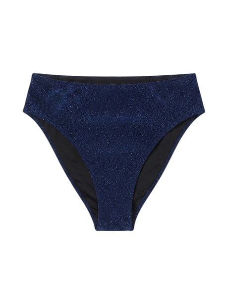 Image for Women's Plain Glitter Bikini Bottom,Navy