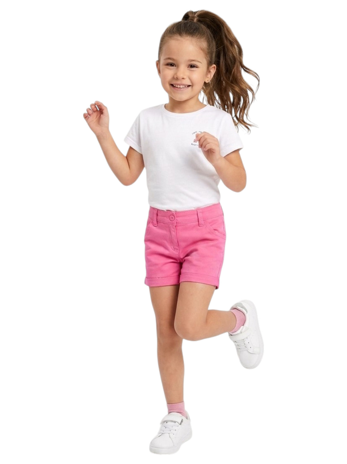 Image for Kids Girl's Plain Short,Pink