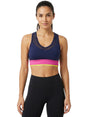 Image for Women's ColorBlocked Sport Crop Top,Navy