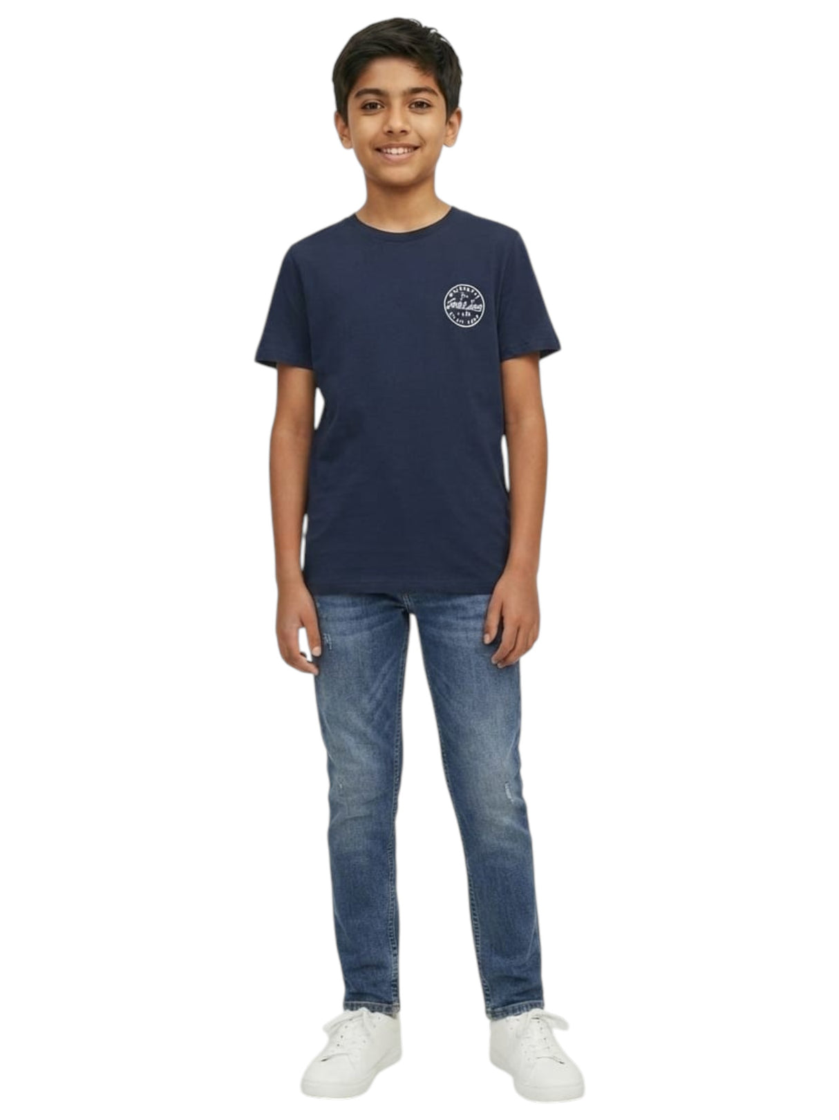 Image for Kids Boy's Plain Top,Navy