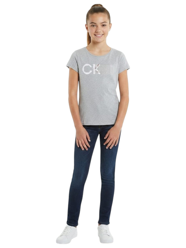 Image for Kids Girl's Printed Top,Grey