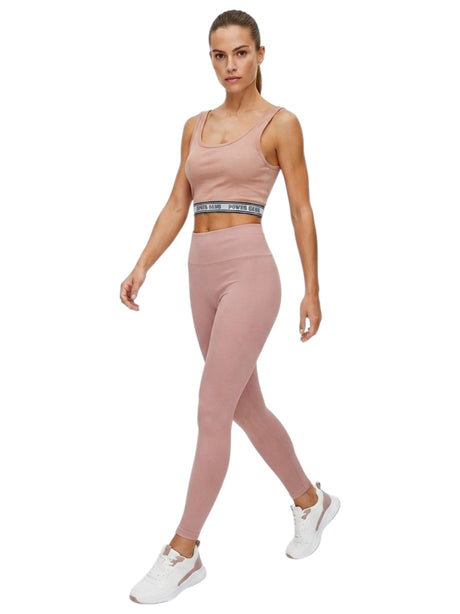 Image for Women's ColorBlocked Sport Crop Top,Pink