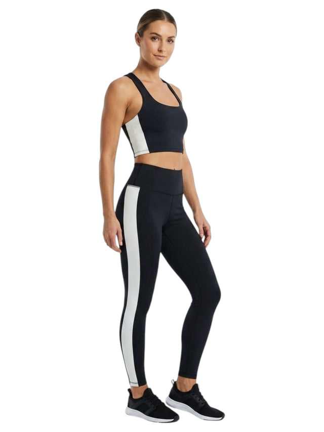 Image for Women's Plain Sport Crop Top,Black