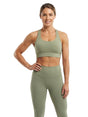Image for Women's Plain Solid Sport Top,Light Olive