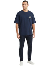 Image for Men's Printed Top,Navy