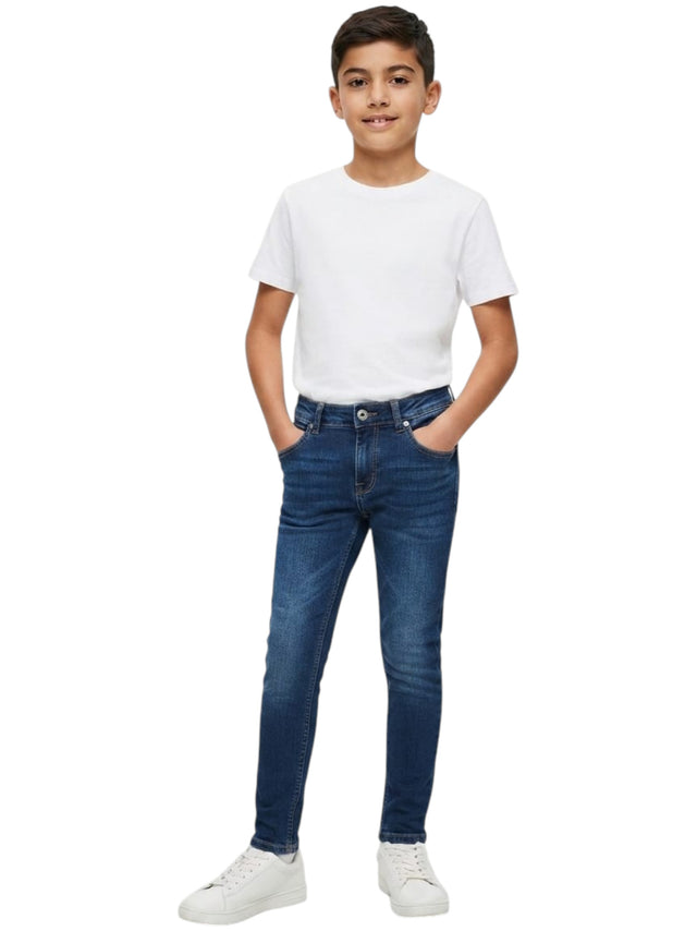 Image for Kids Boy's Plain Jeans,Blue