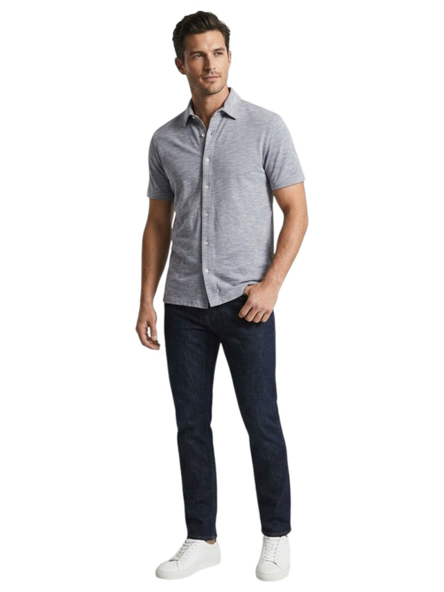 Image for Men's Textured Dress Shirt,Grey