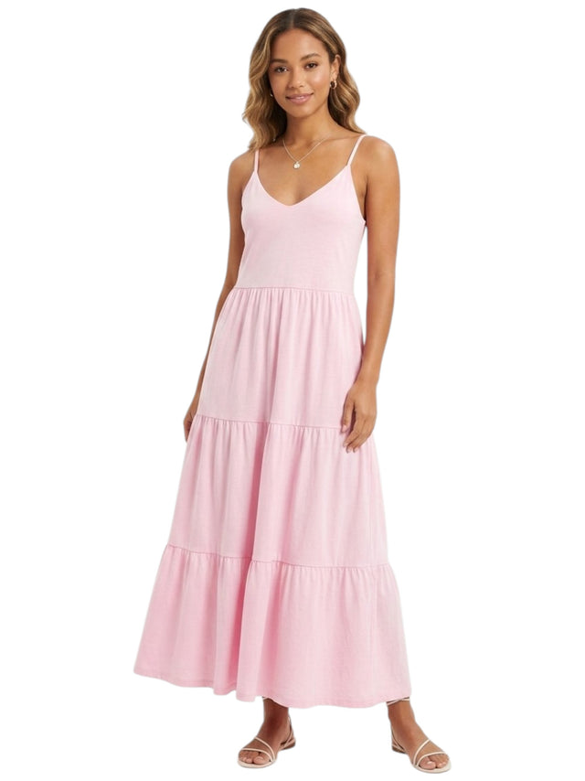 Image for Women's Plain Dress,Light Pink