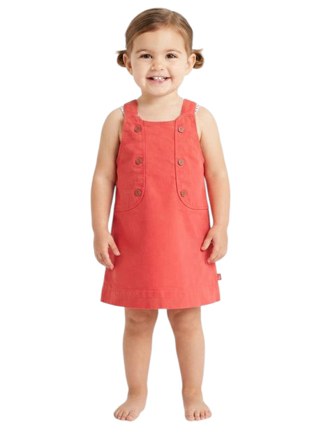 Image for Kids Girl's Plain Dress,Red
