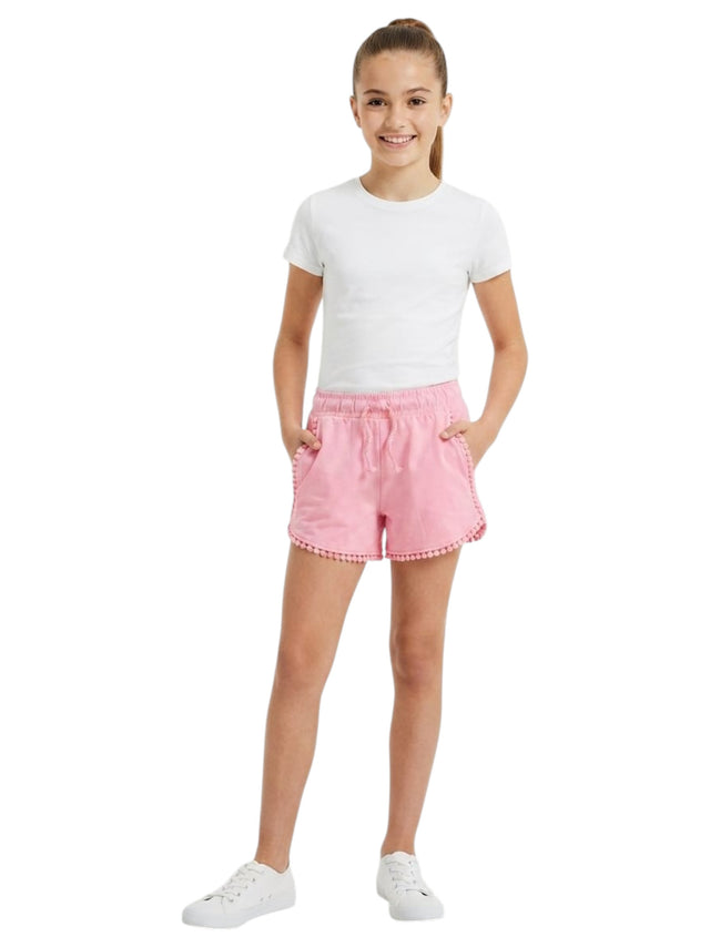 Image for Kids Girl's Plain Short,Pink