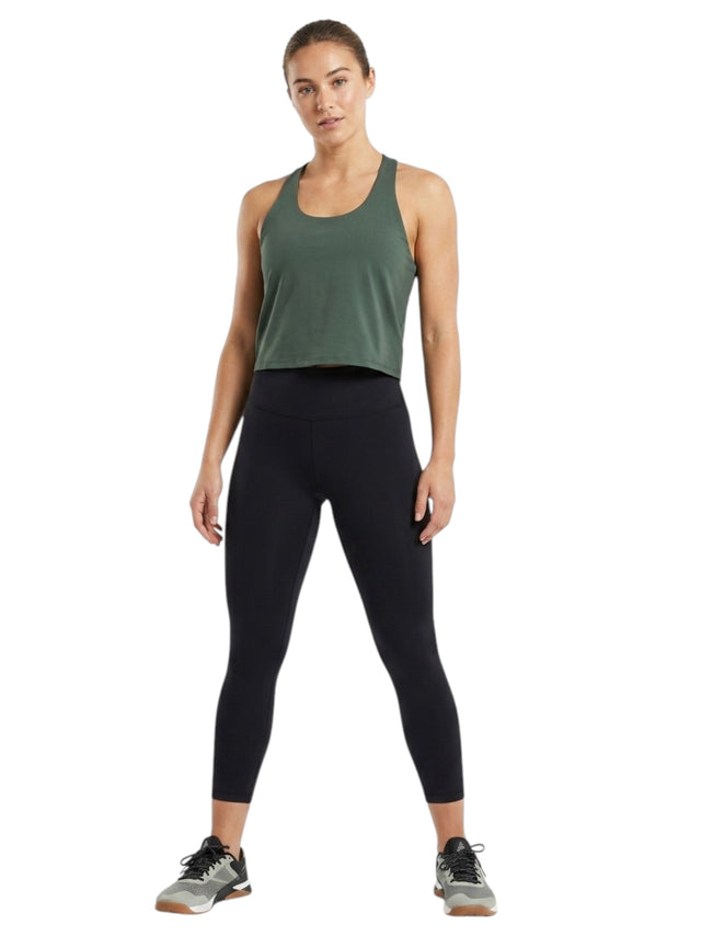 Image for Women's Plain Solid Top,Dark Olive