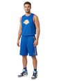 Image for Men's Brand Logo Printed Sport Top,Blue