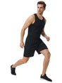 Image for Men's Plain Solid Sport Short,Black