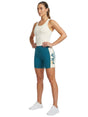 Image for Women's Brand Logo Printed Sport Short,Dark Turquoise 