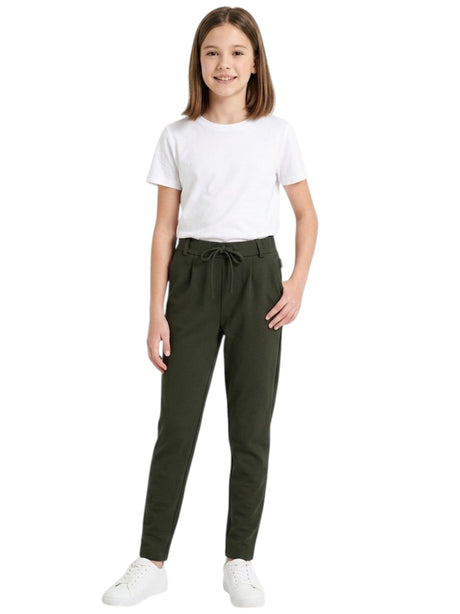 Image for Kids Girl's Plain Solid Pant,Olive