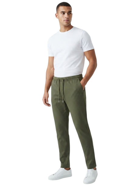 Image for Men's Plain Solid Pant,Olive