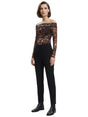 Image for Women's Animal Printed Top,Tiger