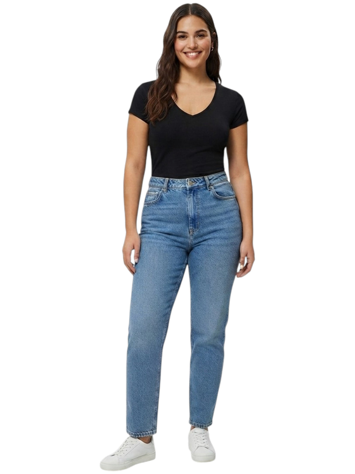 Image for Women's Plain Solid Top,Black