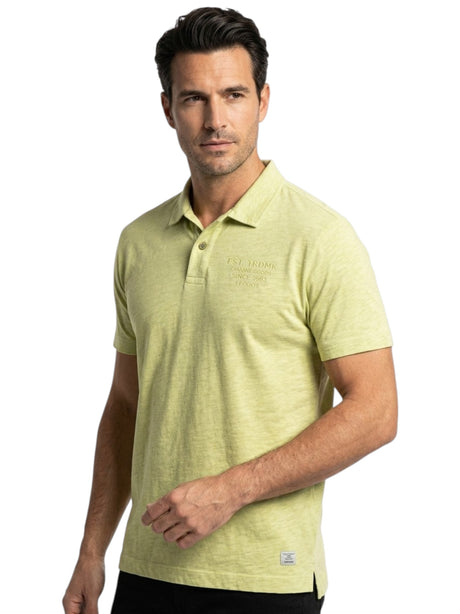 Image for Men's Printed Top,Light Green