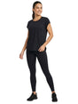 Image for Women 's Plain Solid Sport Top,Black