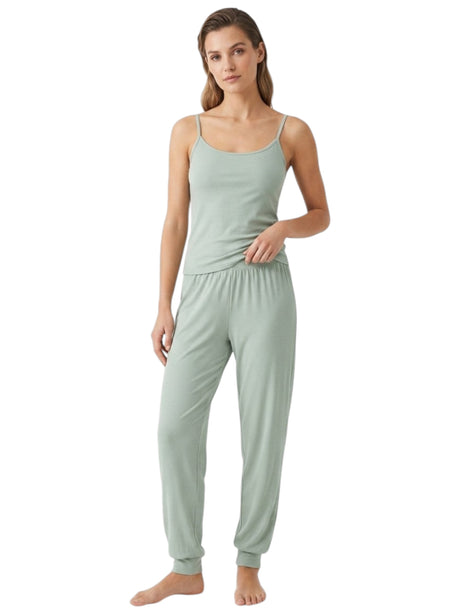Image for Women's Plain Solid Sleepwear Top,Mint Green