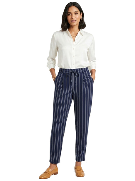 Image for Women's Striped Classic Pant,Navy