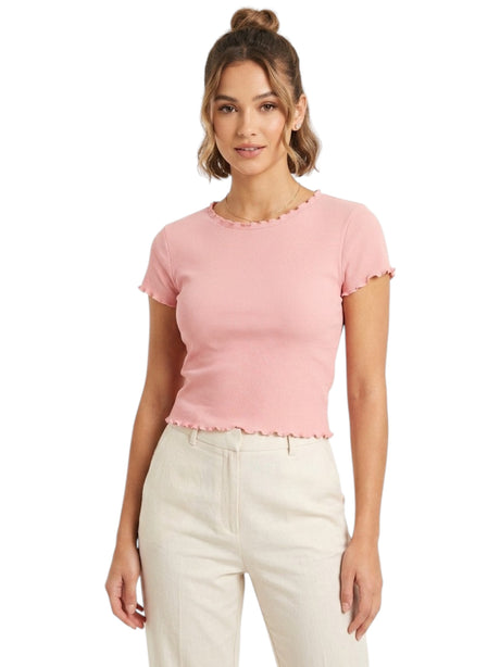 Image for Women's Ribbed Top,Pink