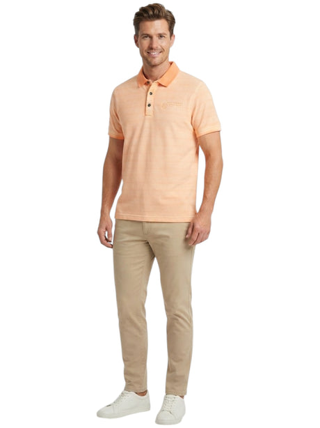 Image for Men's Textured Top,Light Orange